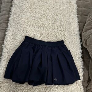 ALO YOGA WOMEN'S NAVY BLUE SKORT ATHLETIC SKIRT XS XSMALL
